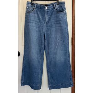 Talbots Women's Wide Leg Jeans size 16p
